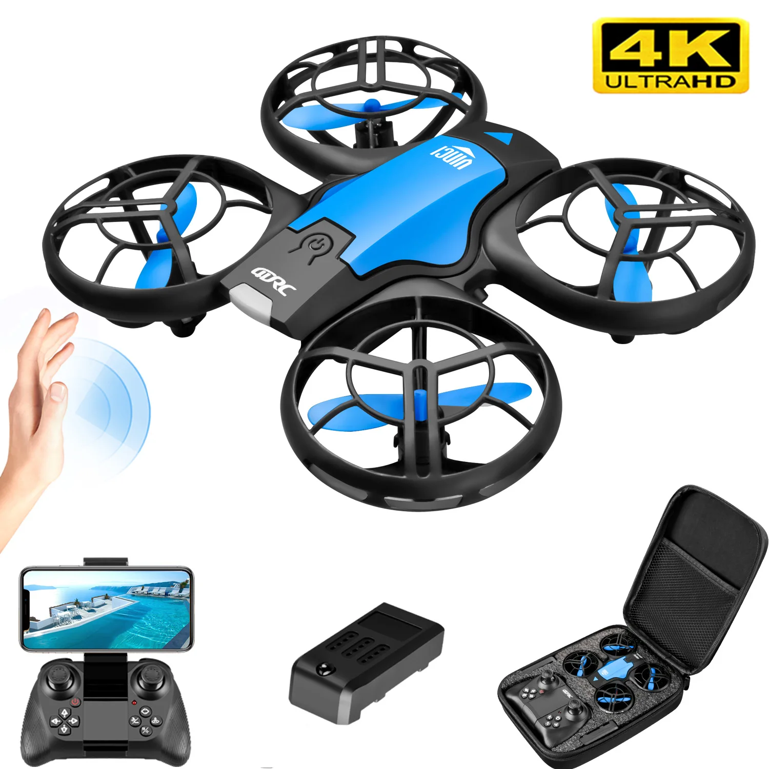 Новый мини-дрон V8 с камерой 4 – обзор и цена Rc Helicopter Electric